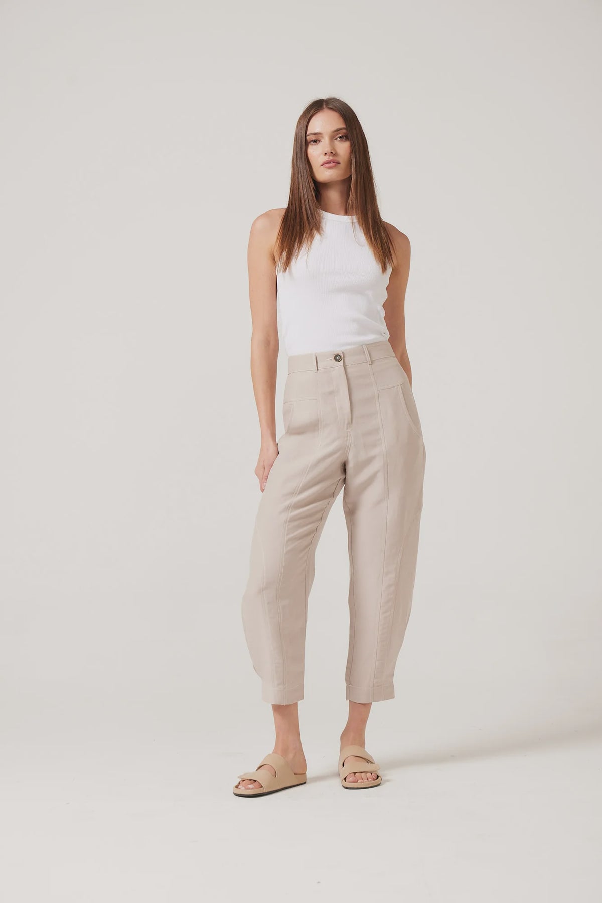 Arco Linen Blend Pants