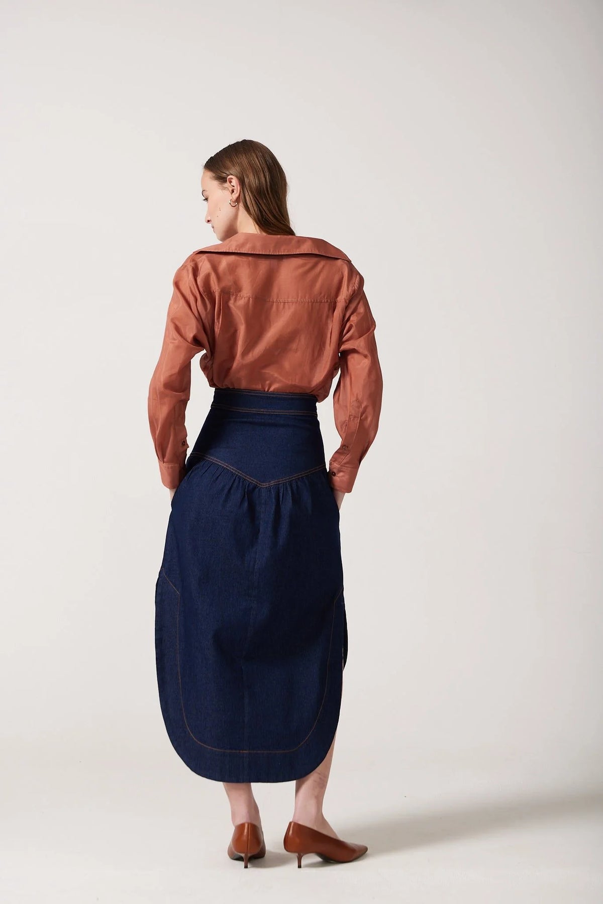 Philomena Skirt - Dark indigo