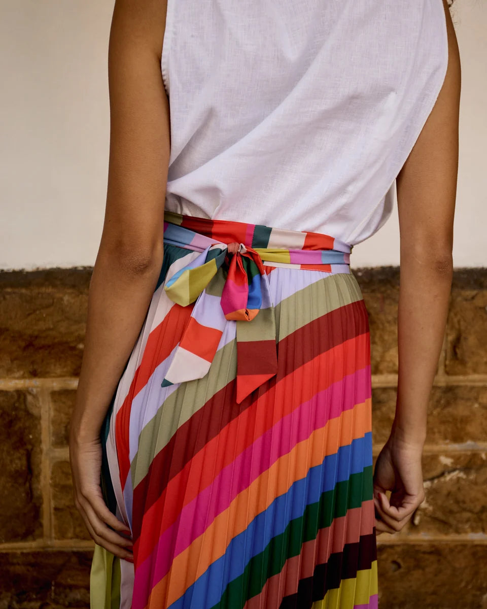 Origami Top - White