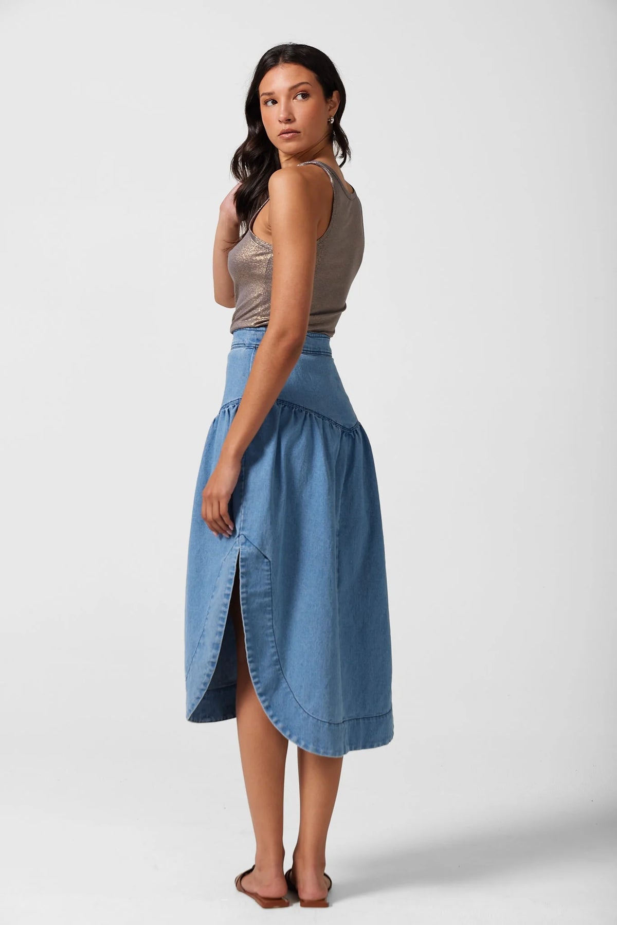 Philomena Skirt - Sea Wash